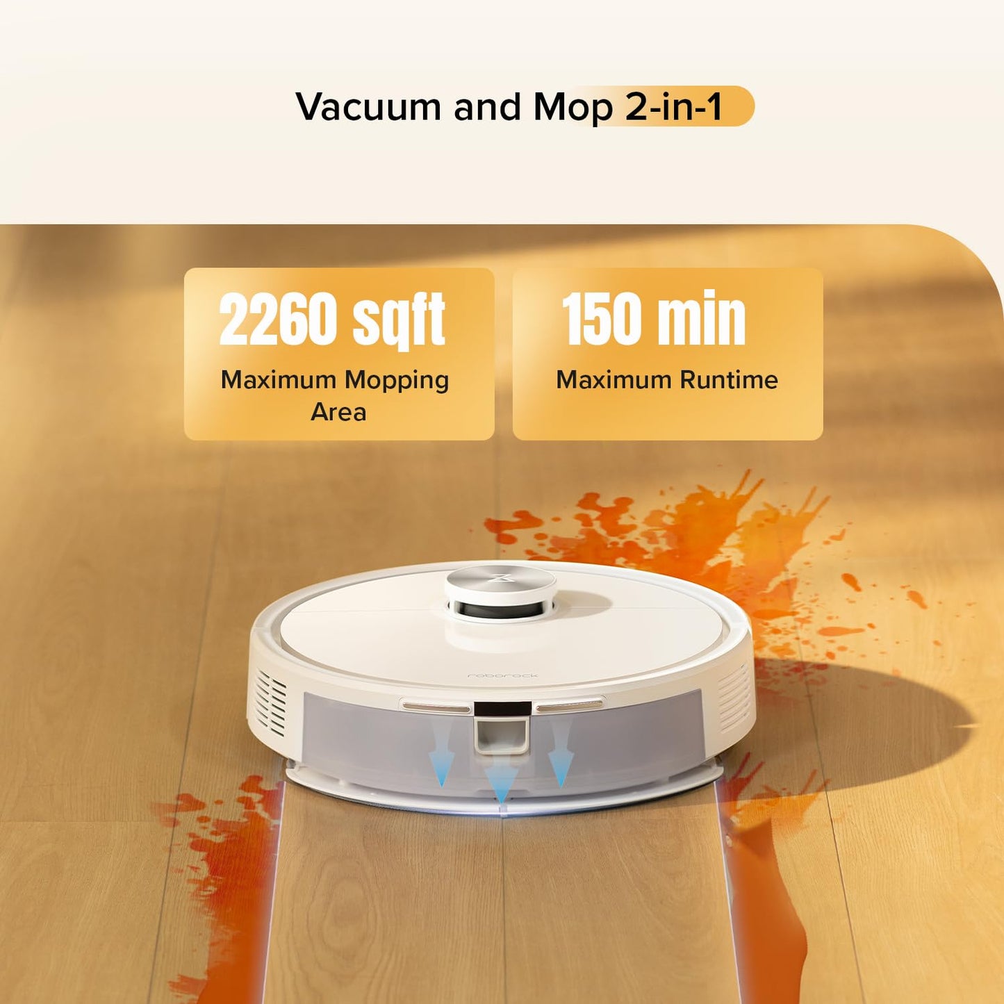 Roborock Q7 M5 Robot Vacuum and Mop - White 10000Pa