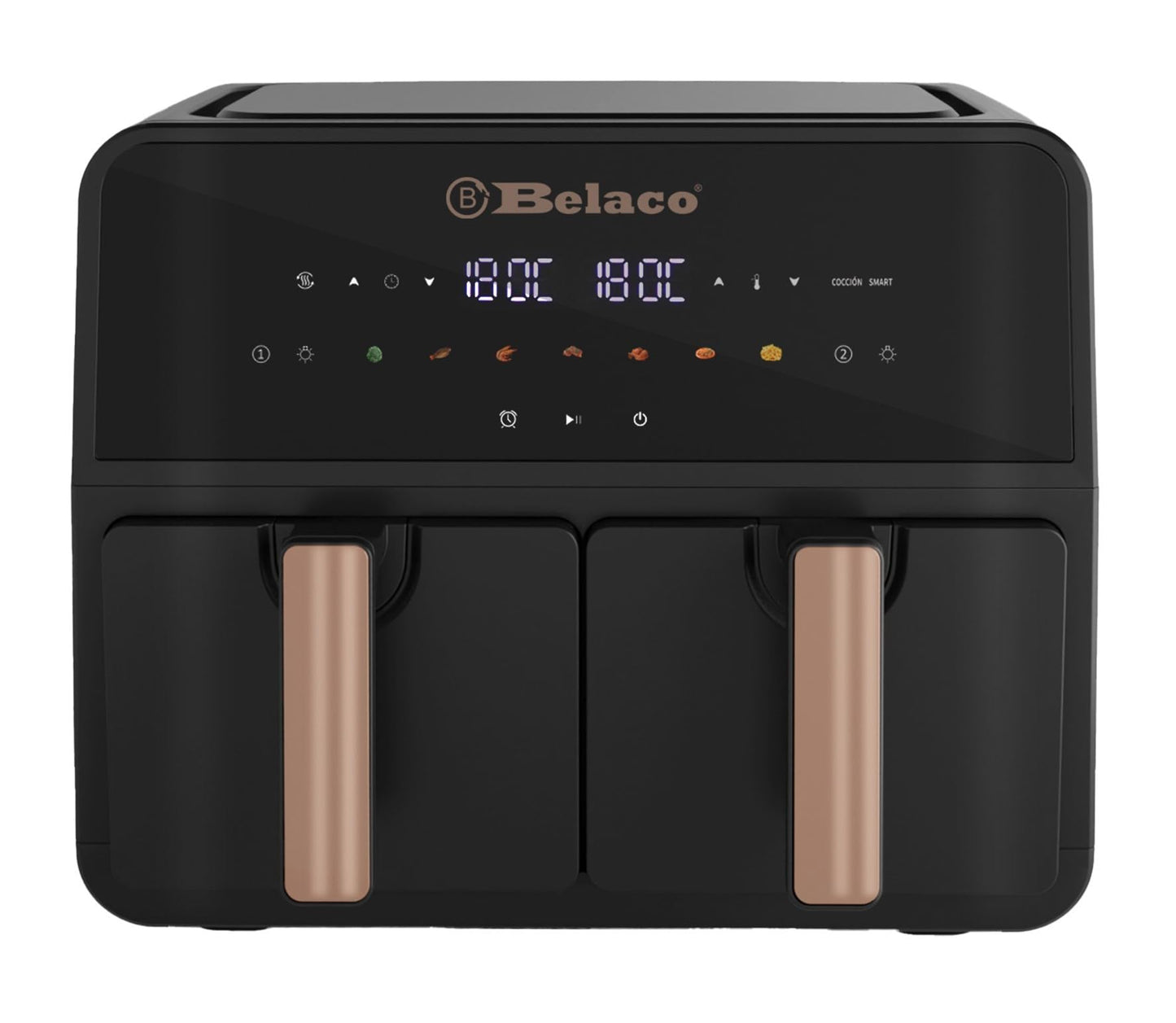 Belaco 9L Dual Zone Air Fryer - Black BEL-AF-03