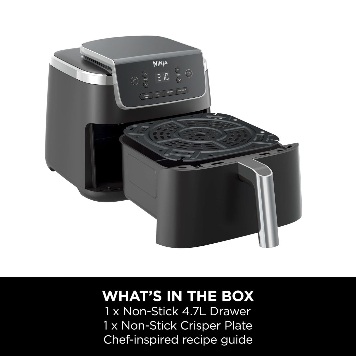 Ninja Air Fryer PRO 4.7L AF140UK - Black 4-in-1 Air Fryer