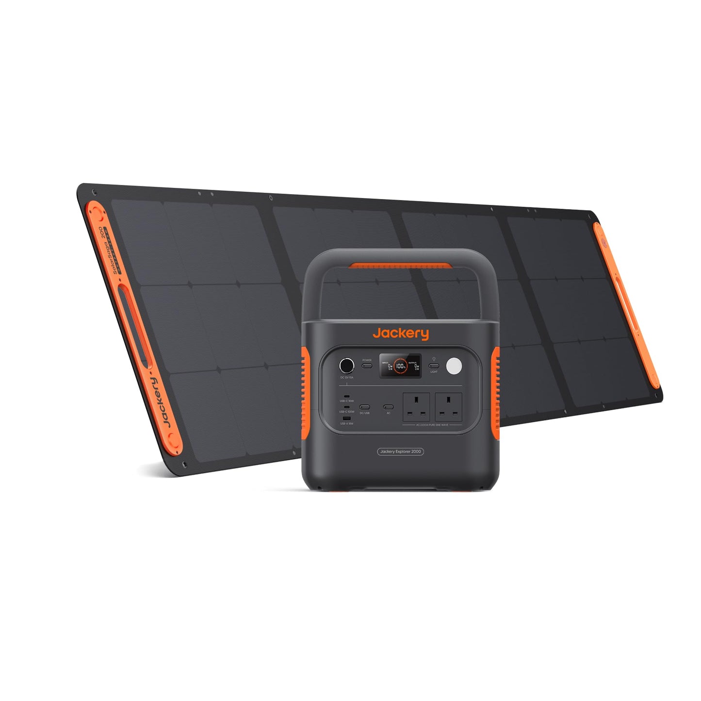 Jackery Solar Generator 2000 v2 2042Wh 2200W with 200W Panel