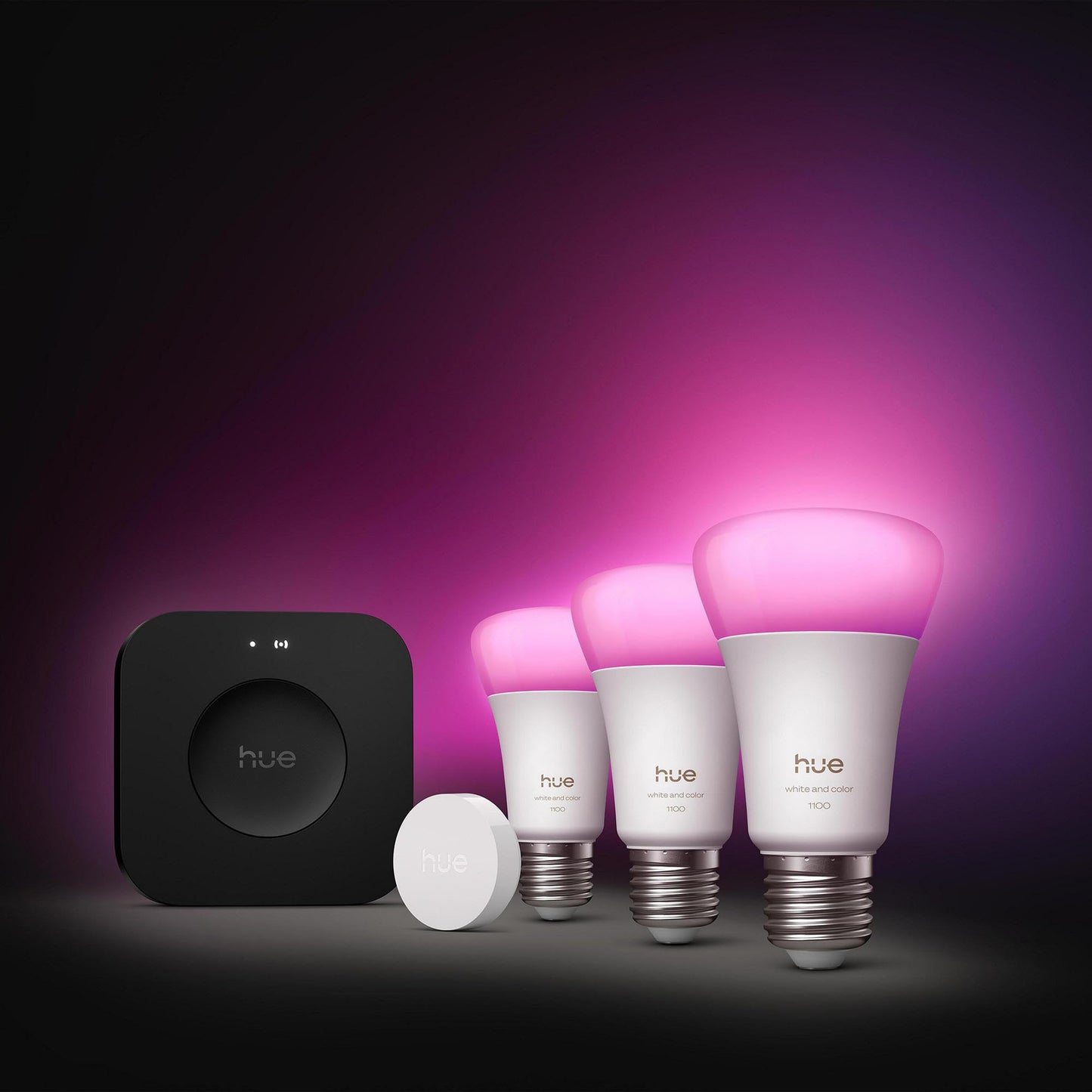 Philips Hue White and Colour Ambience E27 Starter Kit