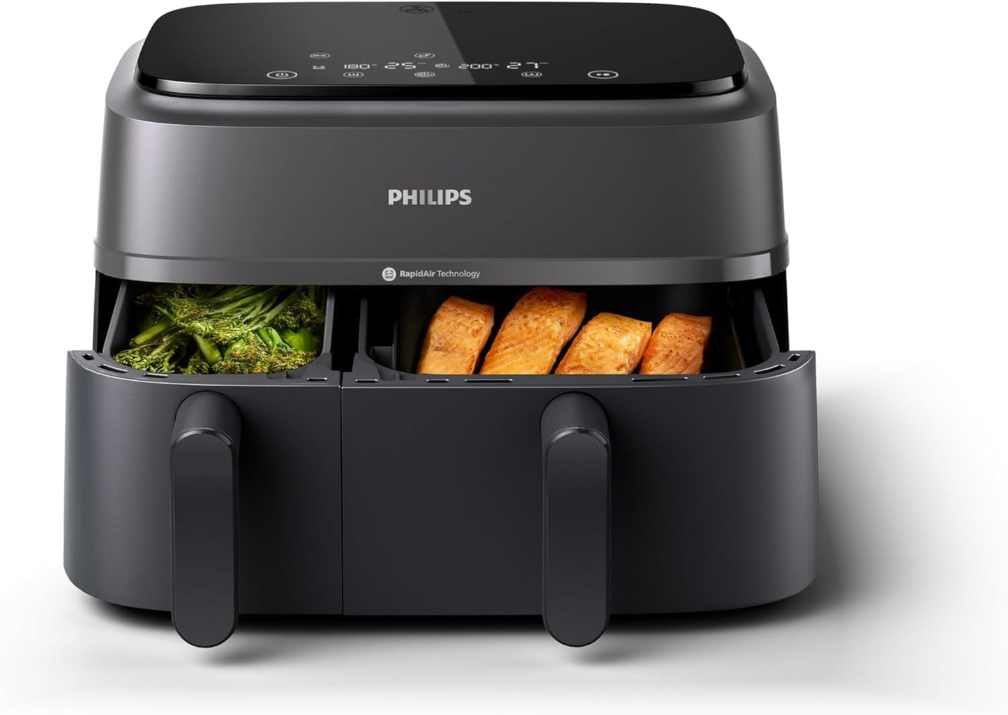 Philips Airfryer 3000 Series Dual Basket NA350/00 Black