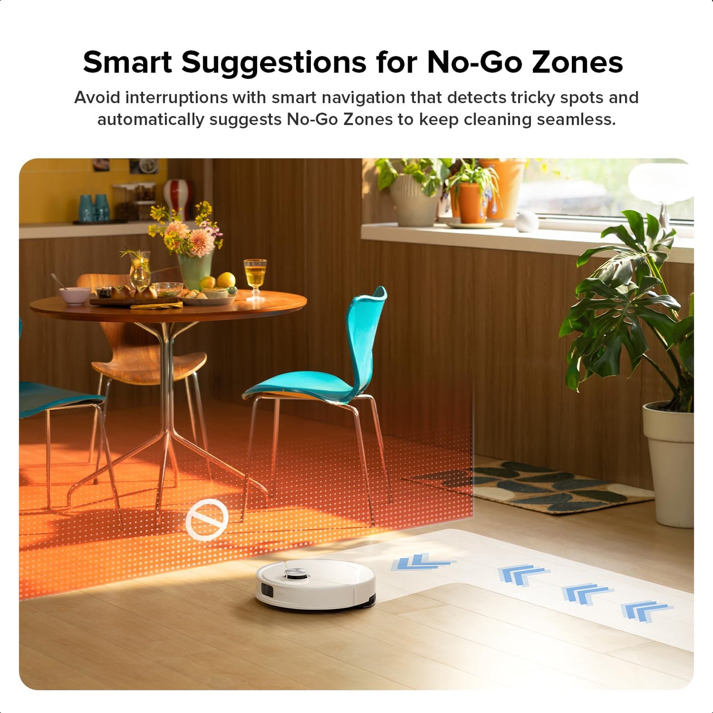 Roborock Q10 S5 Robot Vacuum and Mop - White 10000Pa