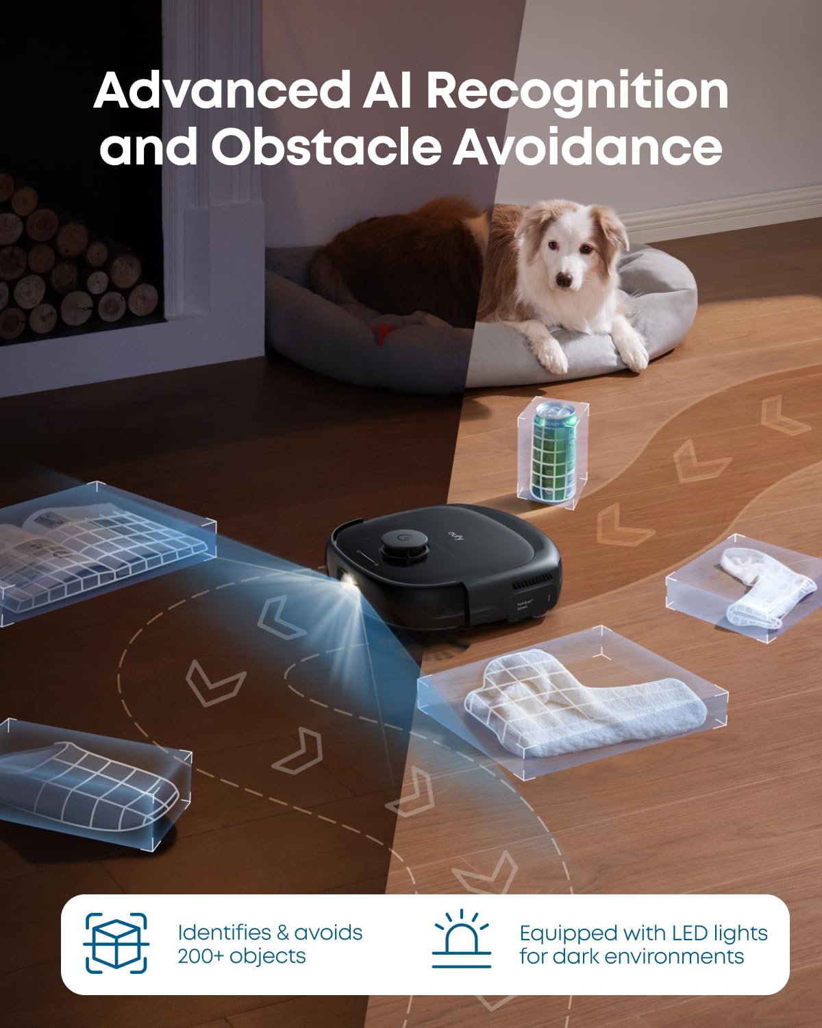 Eufy E25 Omni Robot Vacuum and Mop - Black 20000 Pa