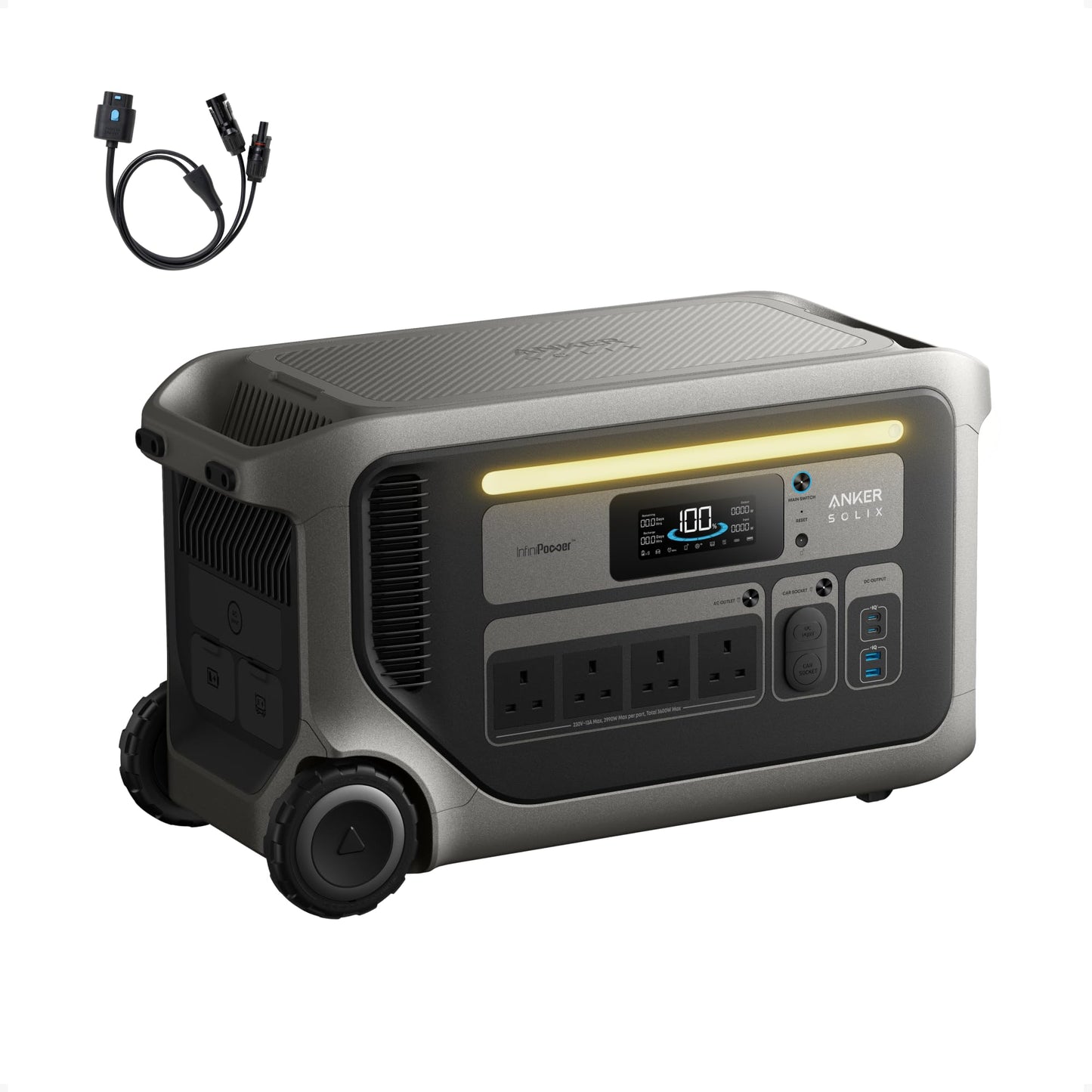Anker SOLIX F3000 Portable Power Station 3072Wh 3600W Black
