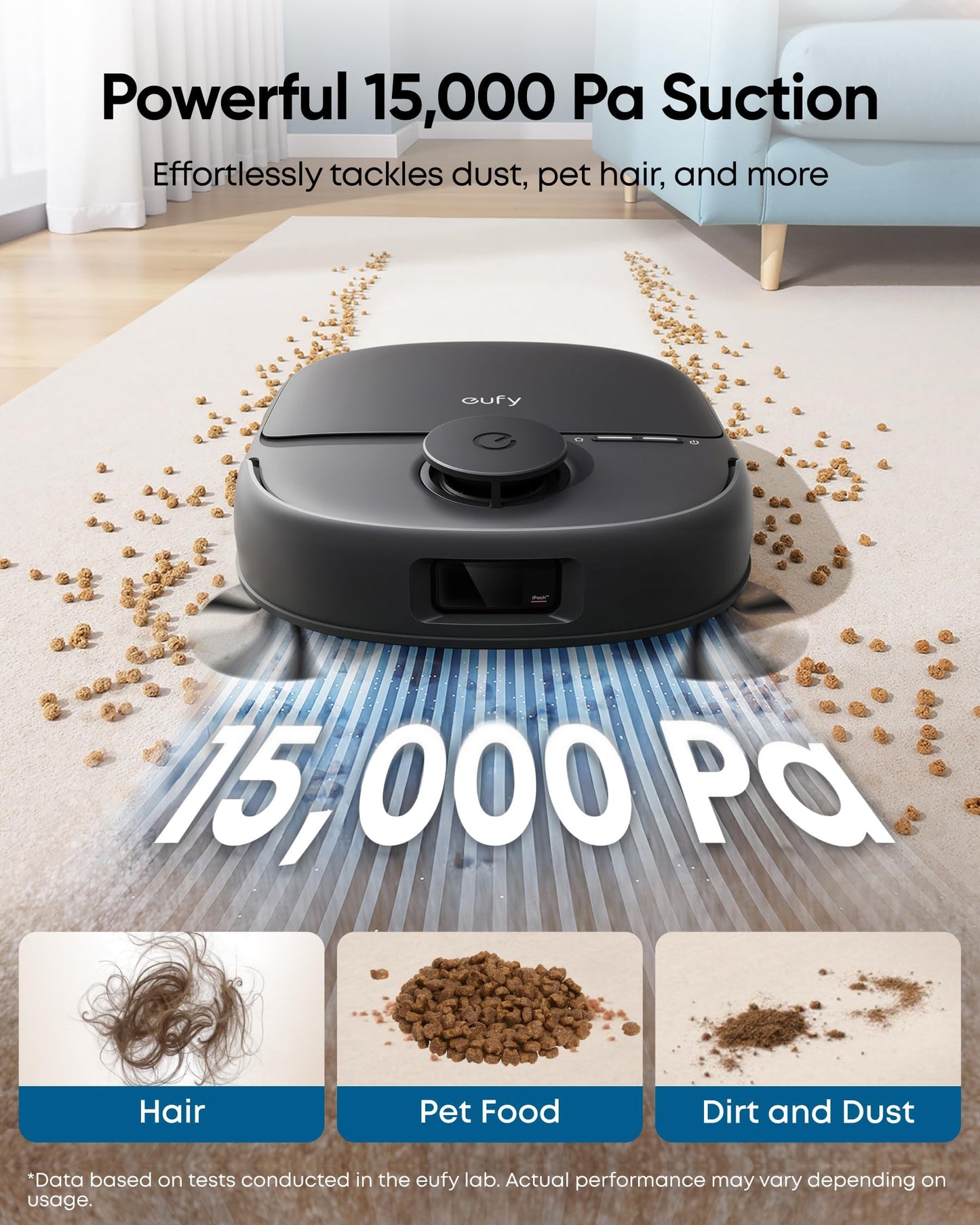 eufy C28 Omni Robot Vacuum and Mop - Black 15,000Pa