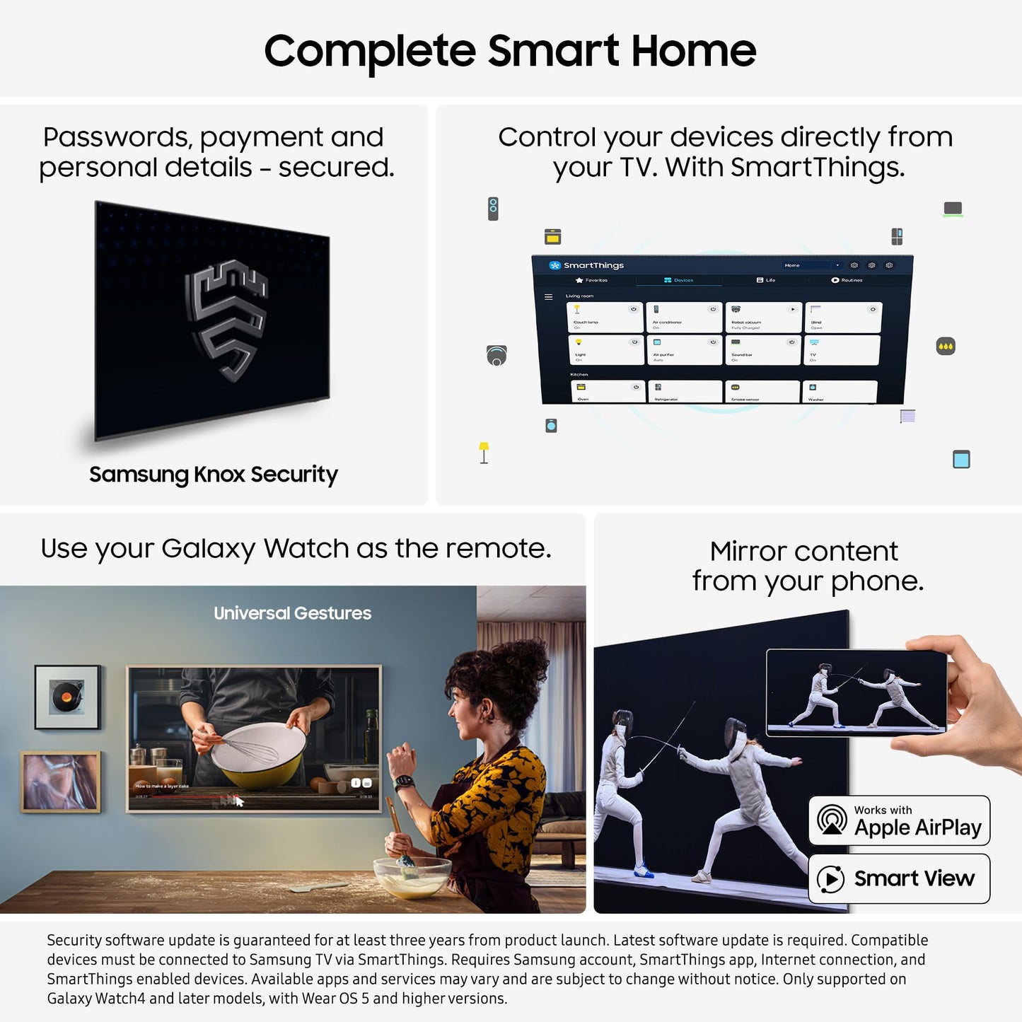 Samsung S84F 55" 4K OLED Smart TV - Graphite Black