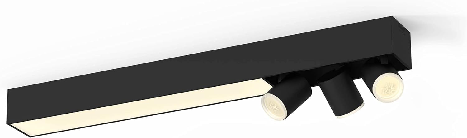Philips Hue Centris Smart Ceiling Bar Light - 3-Spot Black