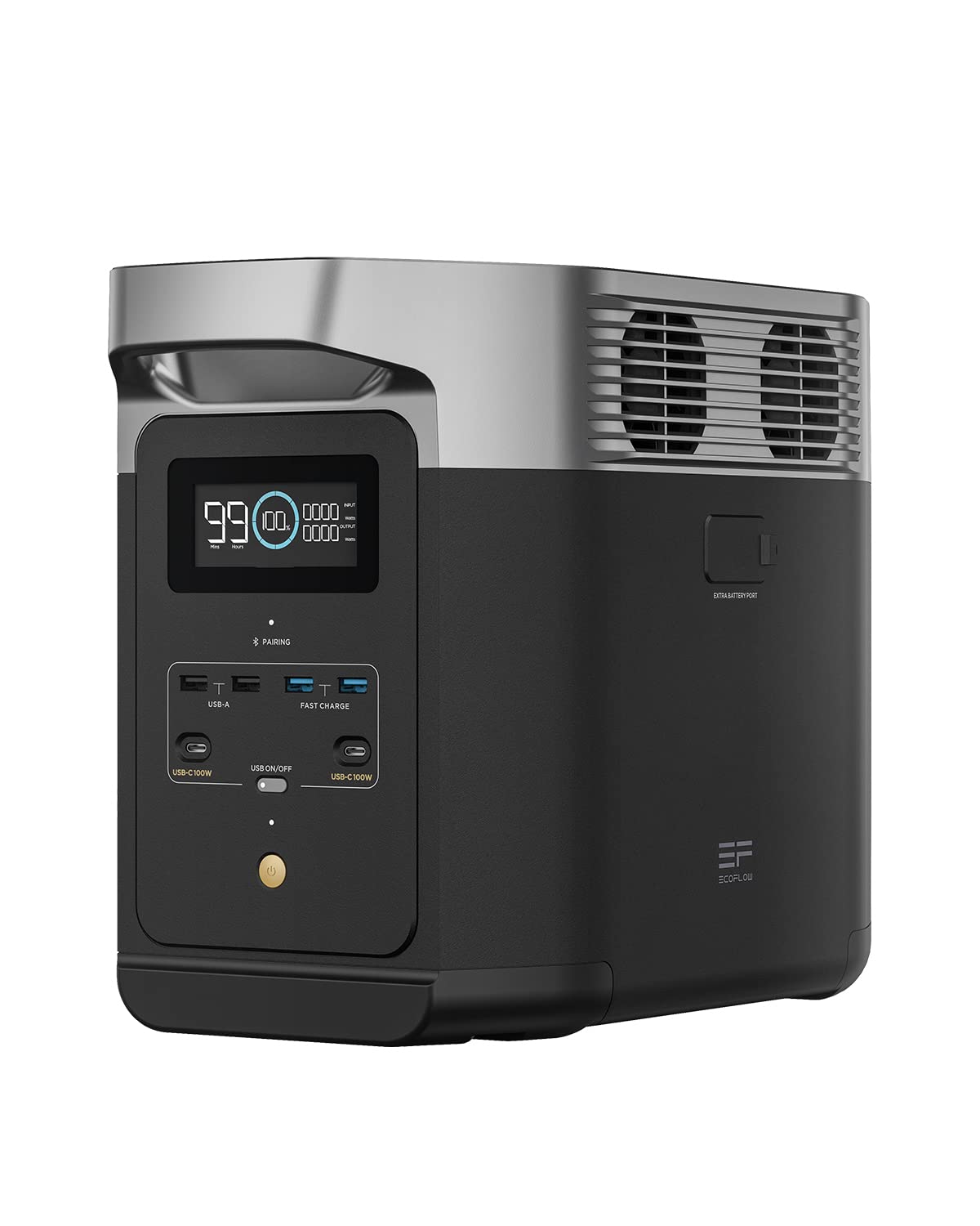 EcoFlow DELTA 2 Portable Power Station - Black 1kWh LFP