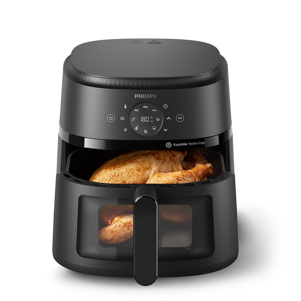Philips Airfryer 2000 Series 6.2L with Window - Black