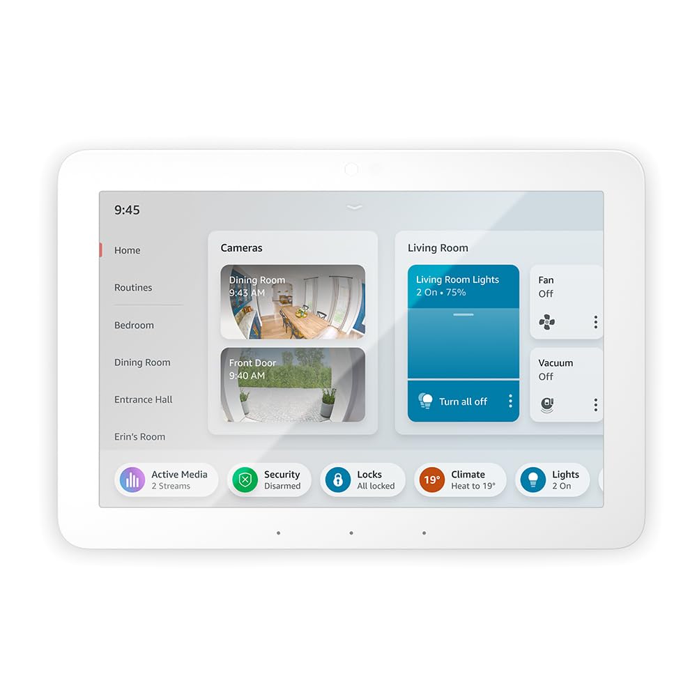 Echo Hub 8" Smart Home Control Panel - White