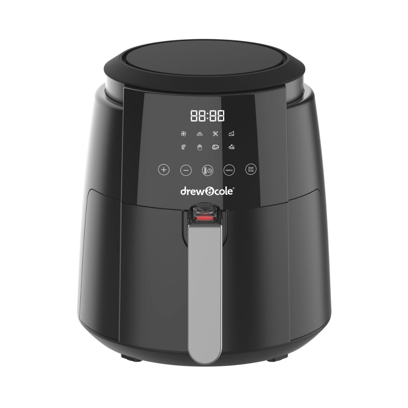 Drew&Cole 8-in-1 Digital Air Fryer 4L - Black