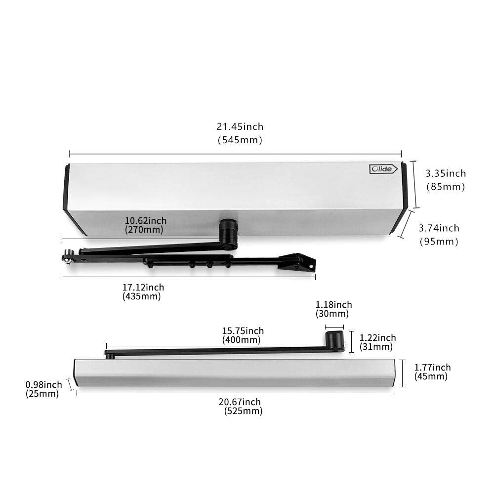 Olide Smart Wi-Fi Automatic Door Opener - Silver