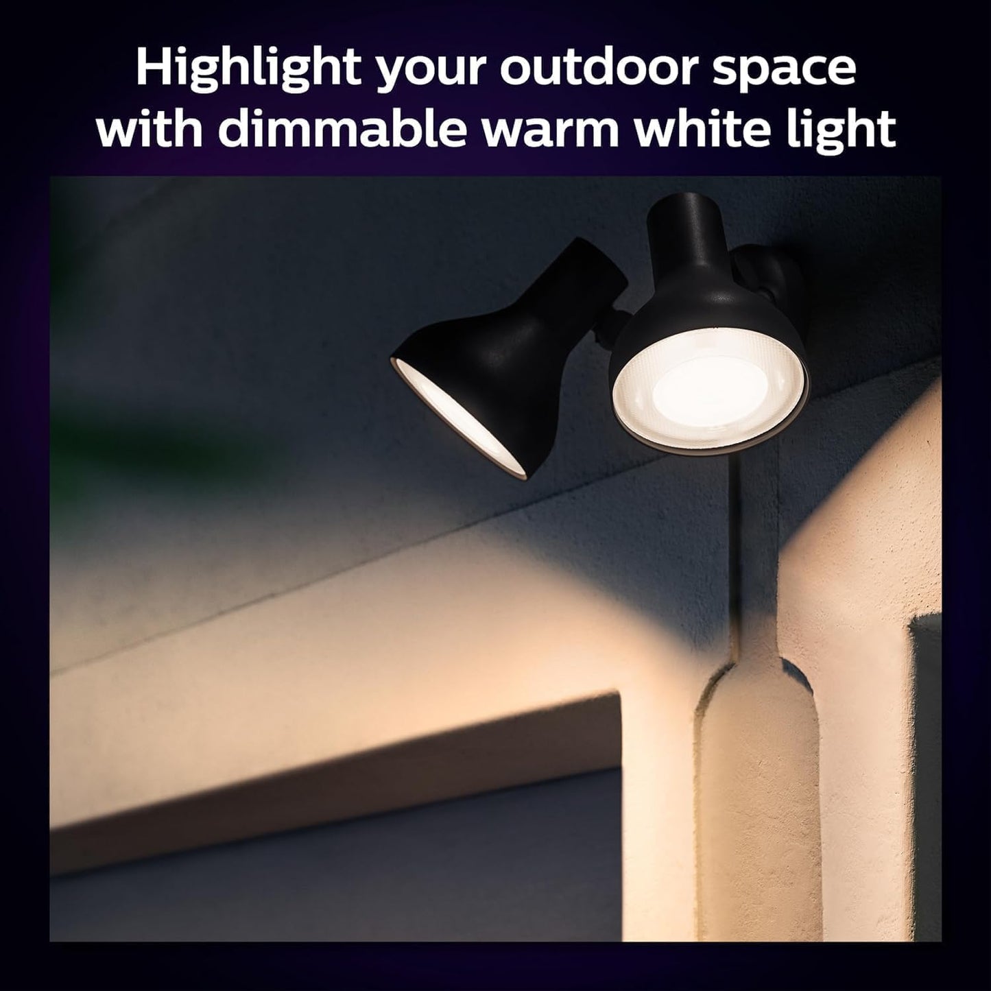 Philips Hue PAR38 Outdoor Smart Bulbs - White 2-Pack