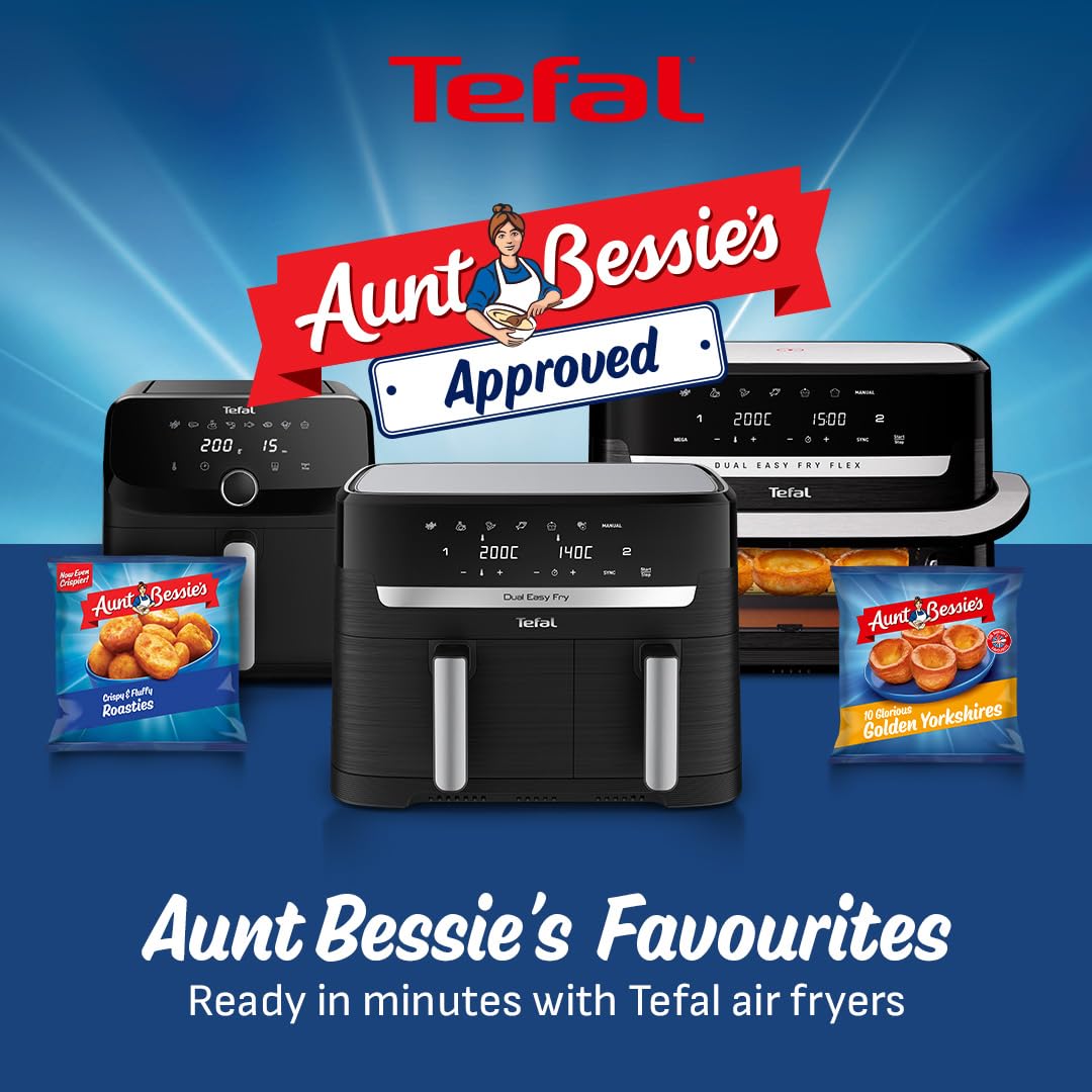 Tefal Easy Fry Dual Zone Air Fryer 8.3L Black EY901840