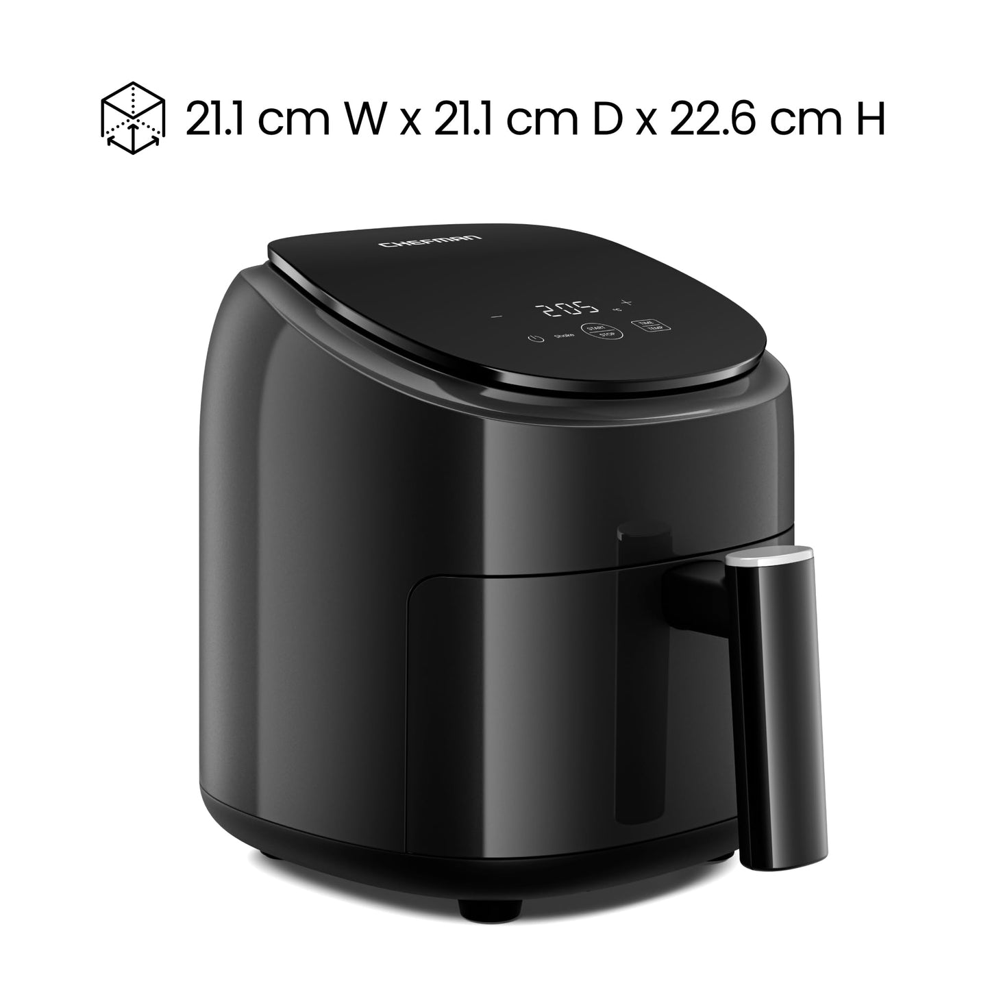 Chefman 2L Mini Air Fryer - Black RJ38-2D-BLACK-UK
