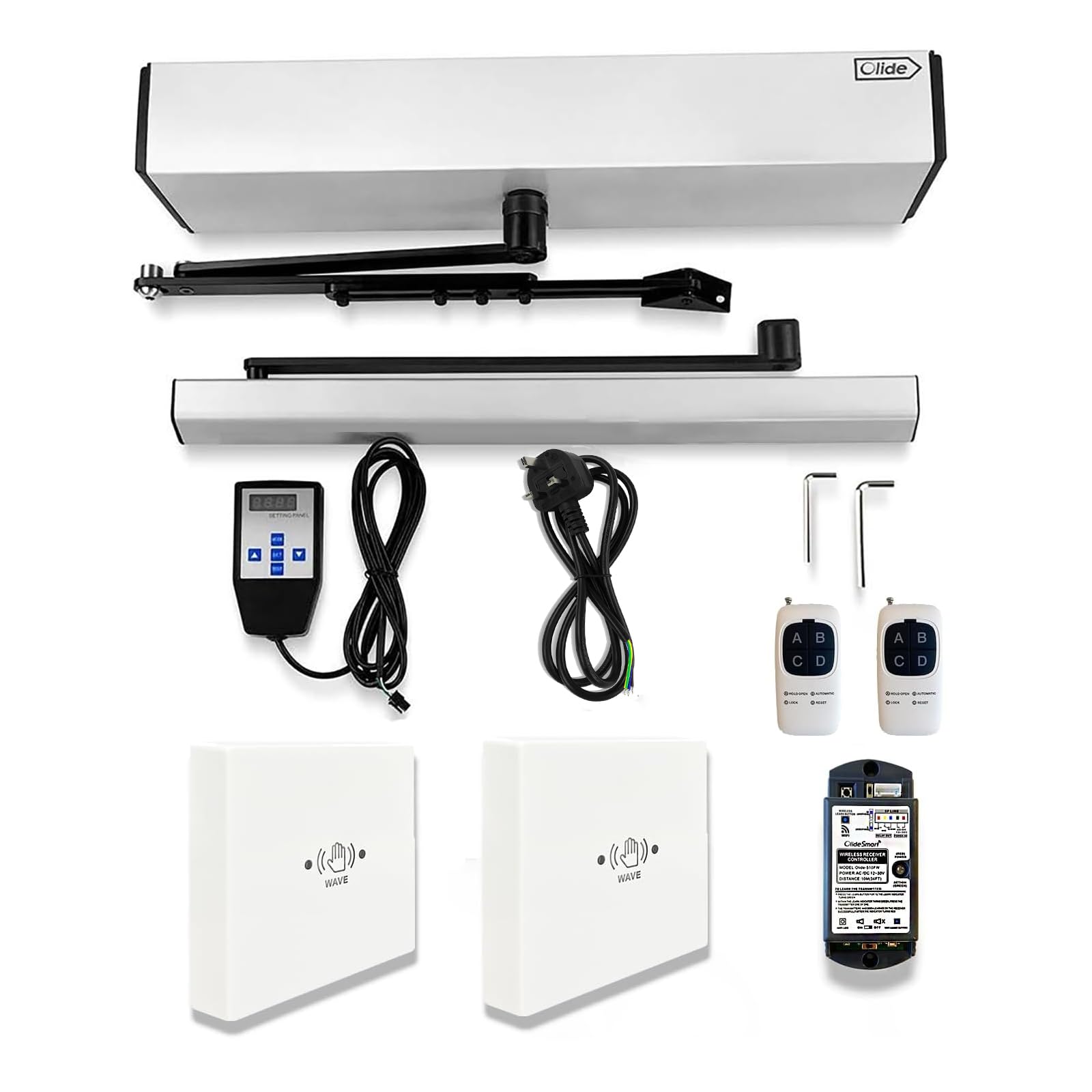 Olide Smart Wi-Fi Automatic Door Opener - Silver