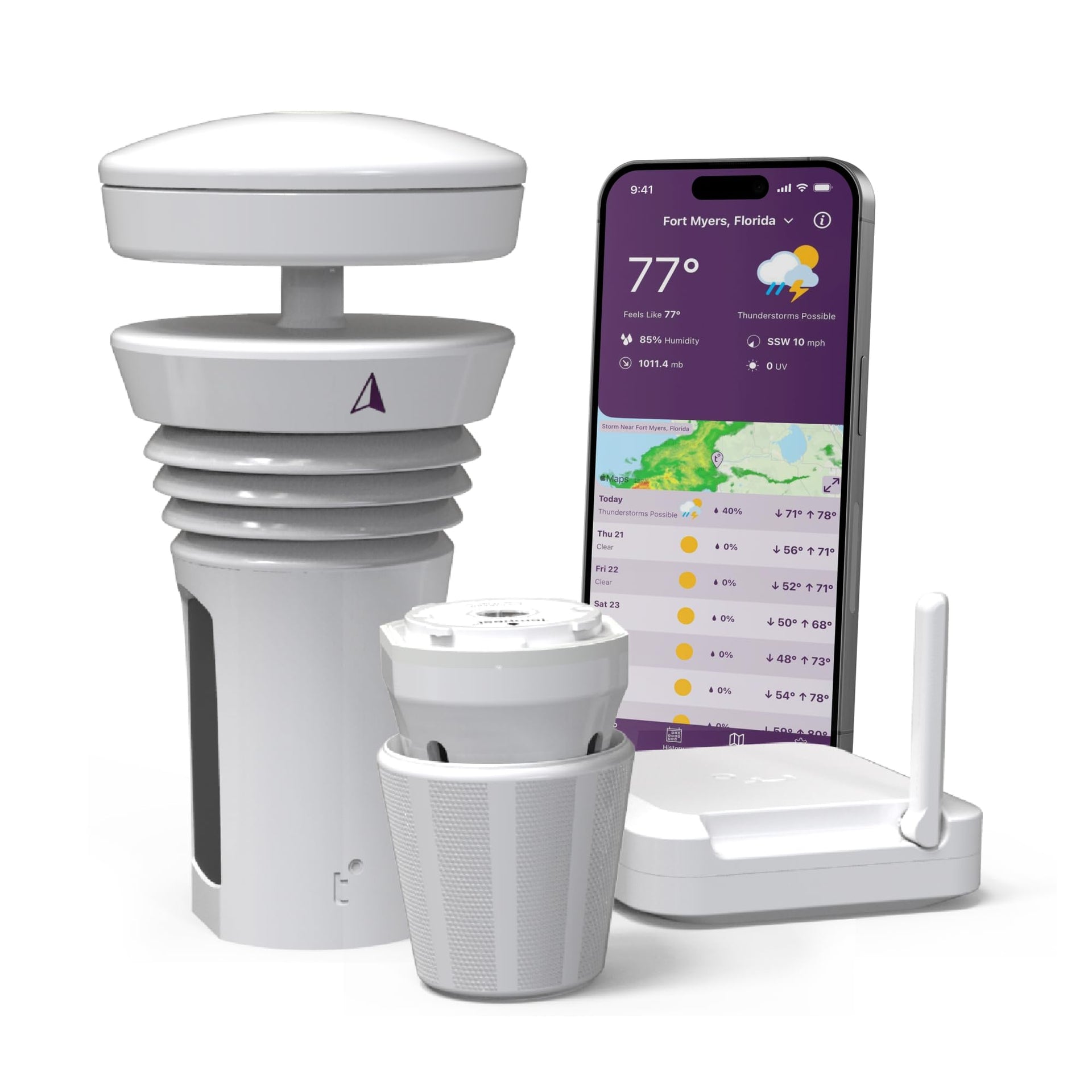 WeatherFlow Tempest Smart Weather Station with AI Forecasting