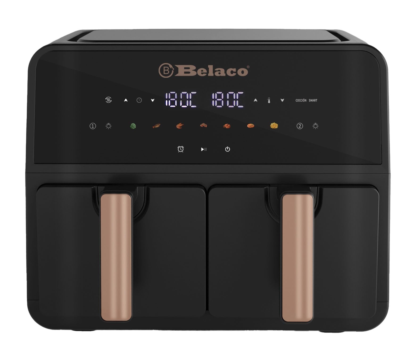 Belaco 9L Dual Zone Air Fryer - Black BEL-AF-03