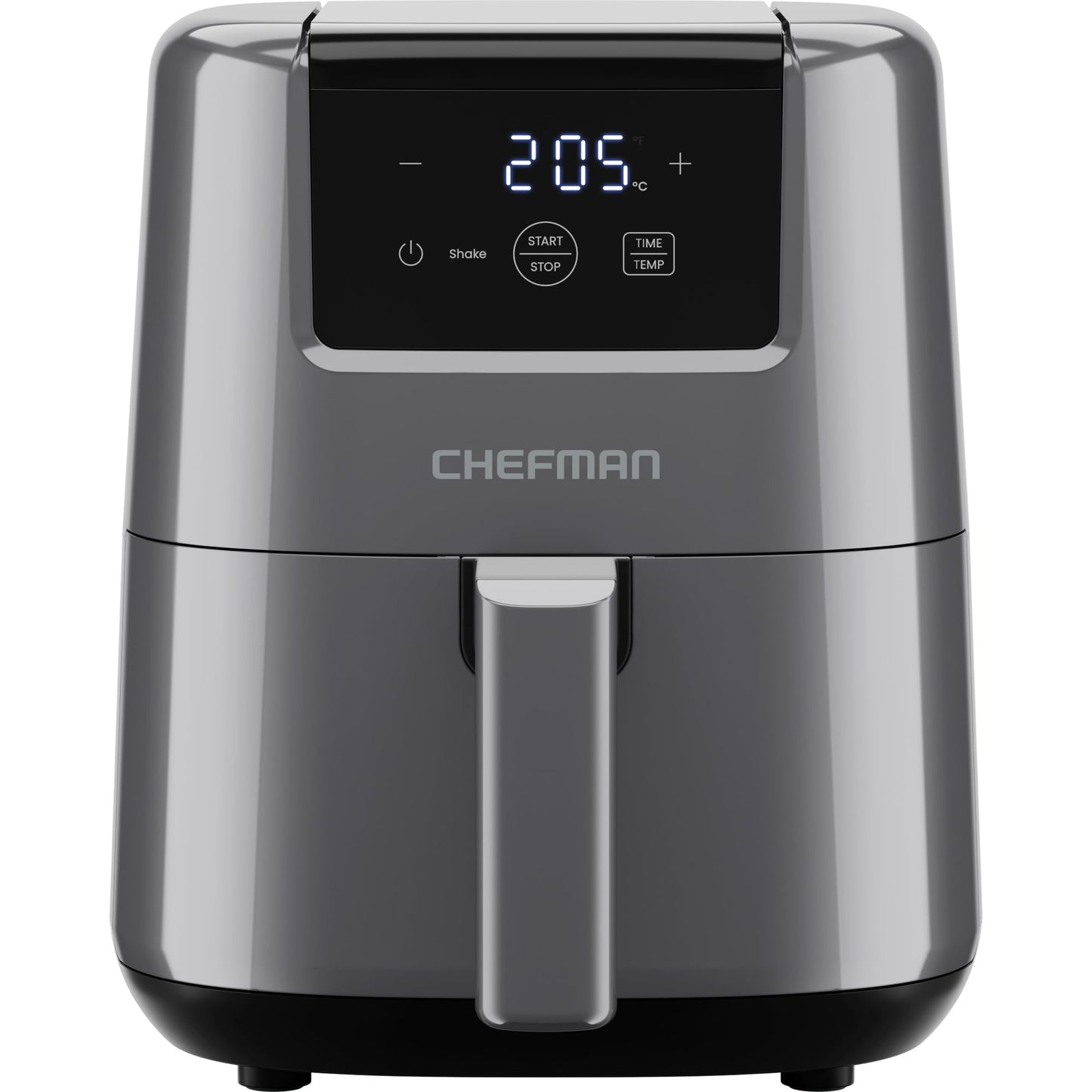 Chefman 2L Mini Air Fryer - Grey Compact Digital RJ38-2T