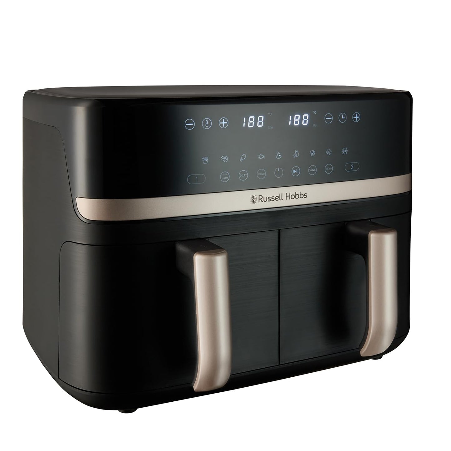 Russell Hobbs Satisfry Dual Air Fryer 9L - Black 27680