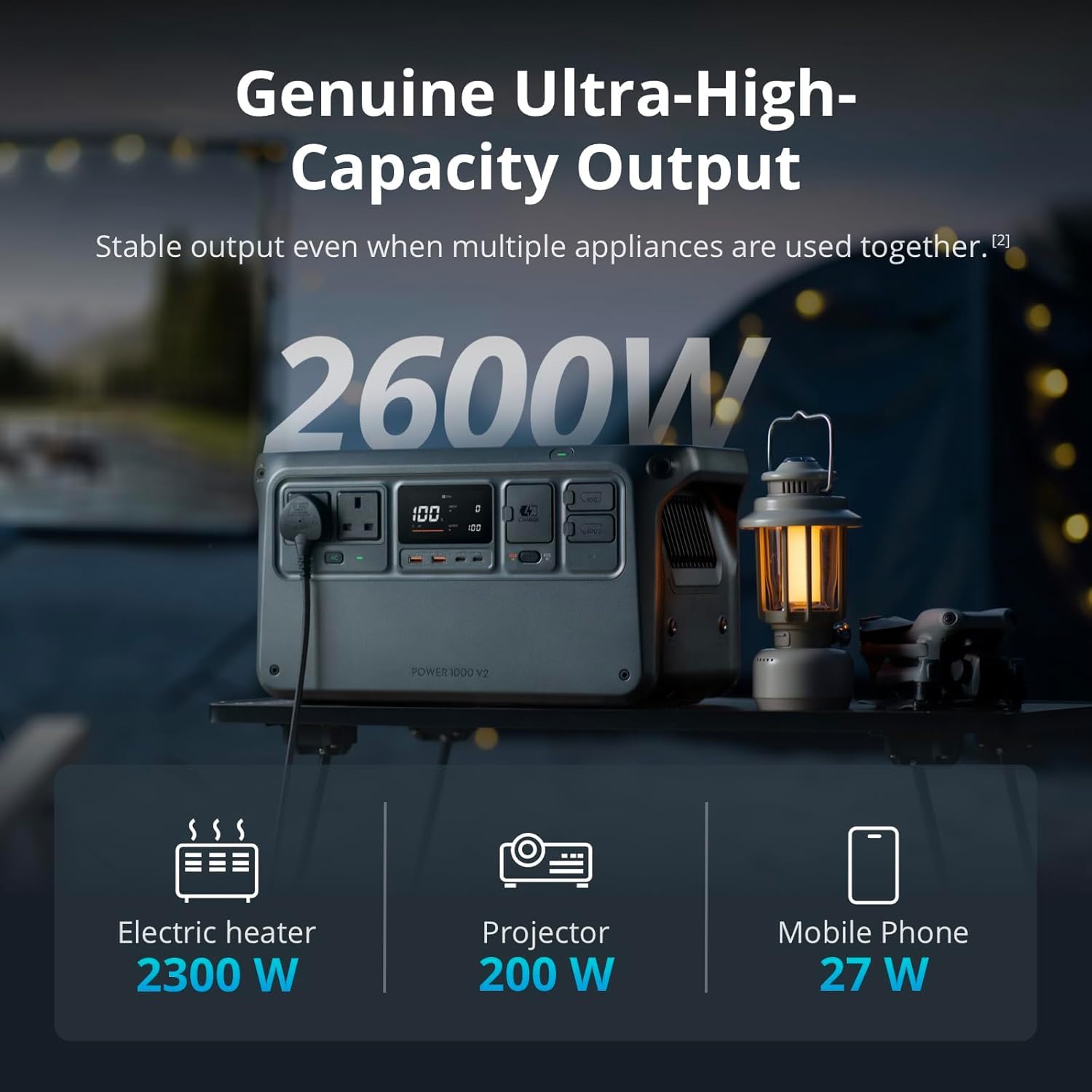 DJI Power 1000 V2 Portable Power Station 1024Wh