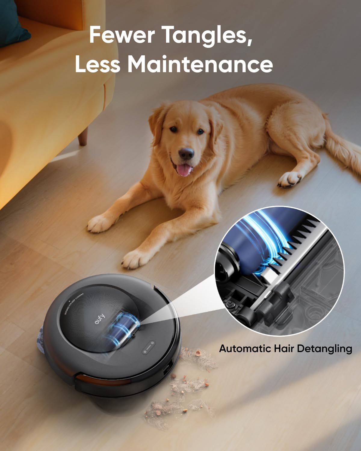 eufy Omni C20, Robot Vacuum Cleaner with Mop, All-in-One Station,7,000 Pa Powerful Suction, Ultra-Slim, Auto Emptying, Washing and Drying for Hands-Free Cleaning, Mop Lifting and Carpet Detection