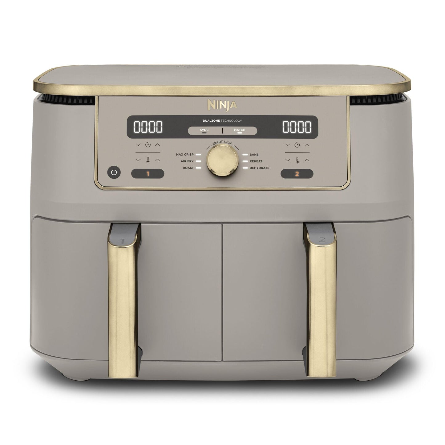 Ninja Foodi MAX Dual Zone Air Fryer 9.5L Stone Gold DZ400UK