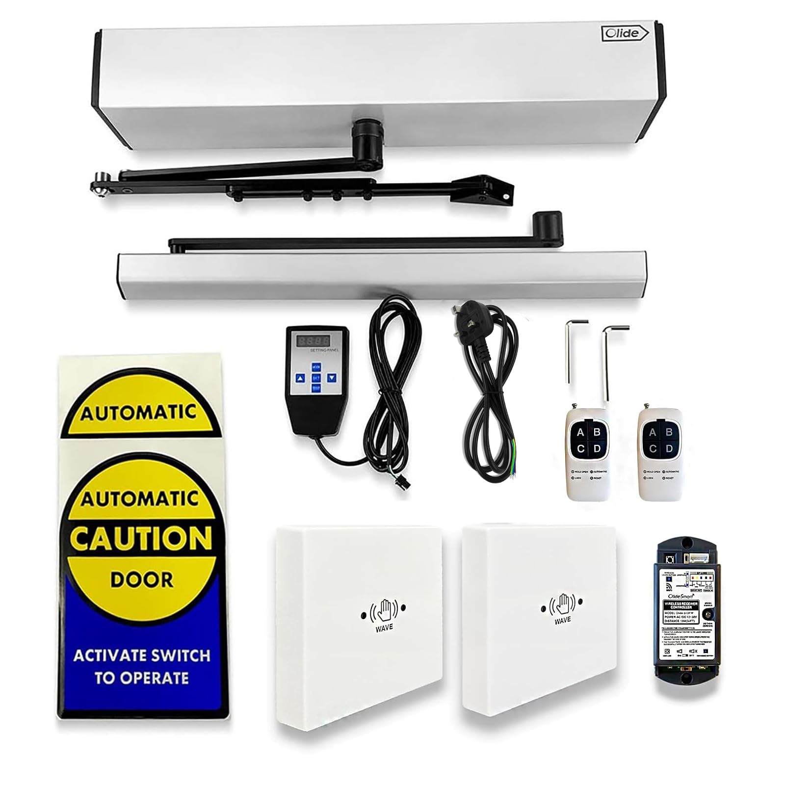 Olide Smart Wi-Fi Automatic Door Opener - Silver