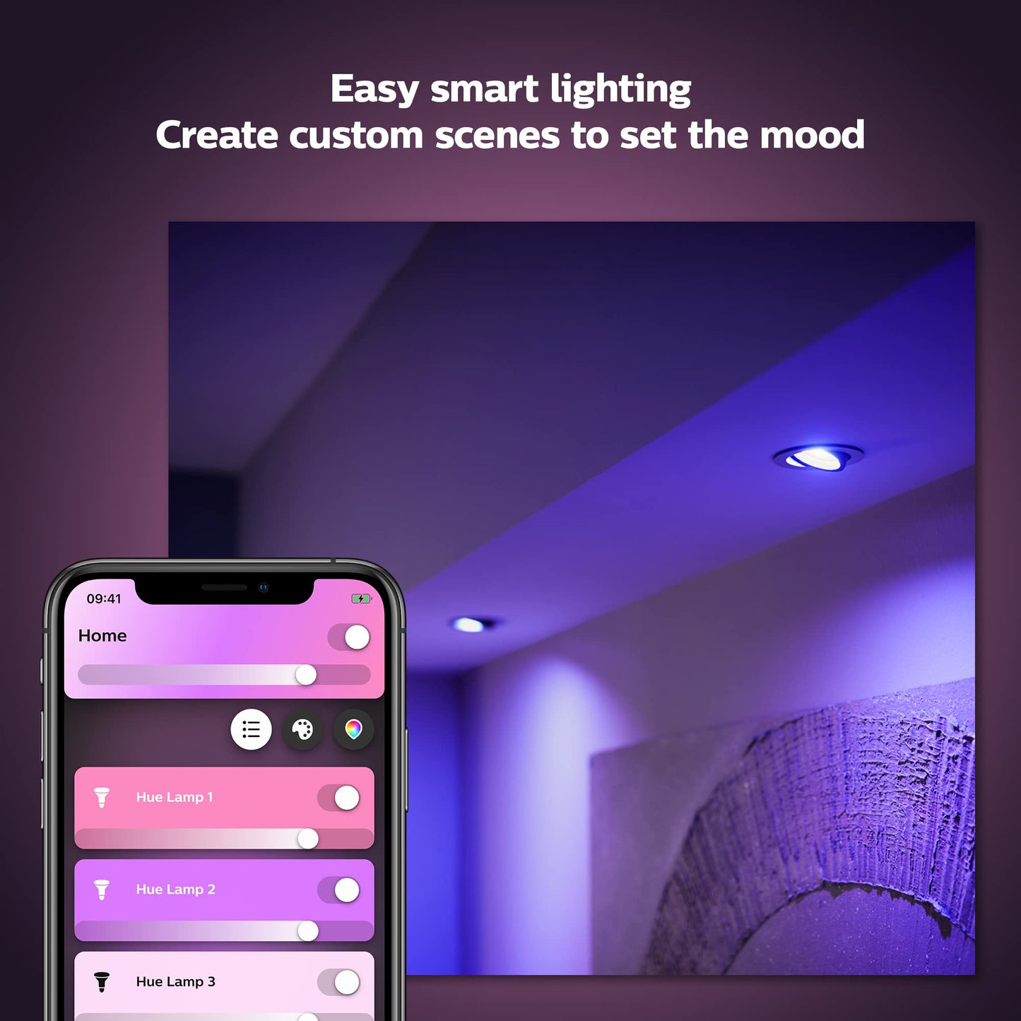 Philips Hue White & Colour Ambiance GU10 Starter Kit (3-Pack)