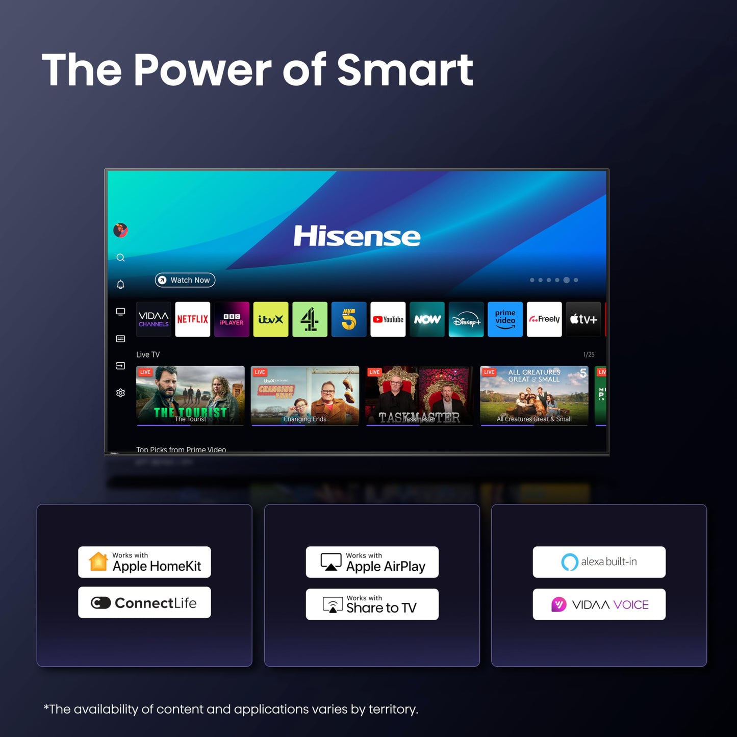 Hisense 100" 100E78QTUK PRO 144Hz QLED Smart TV - Black