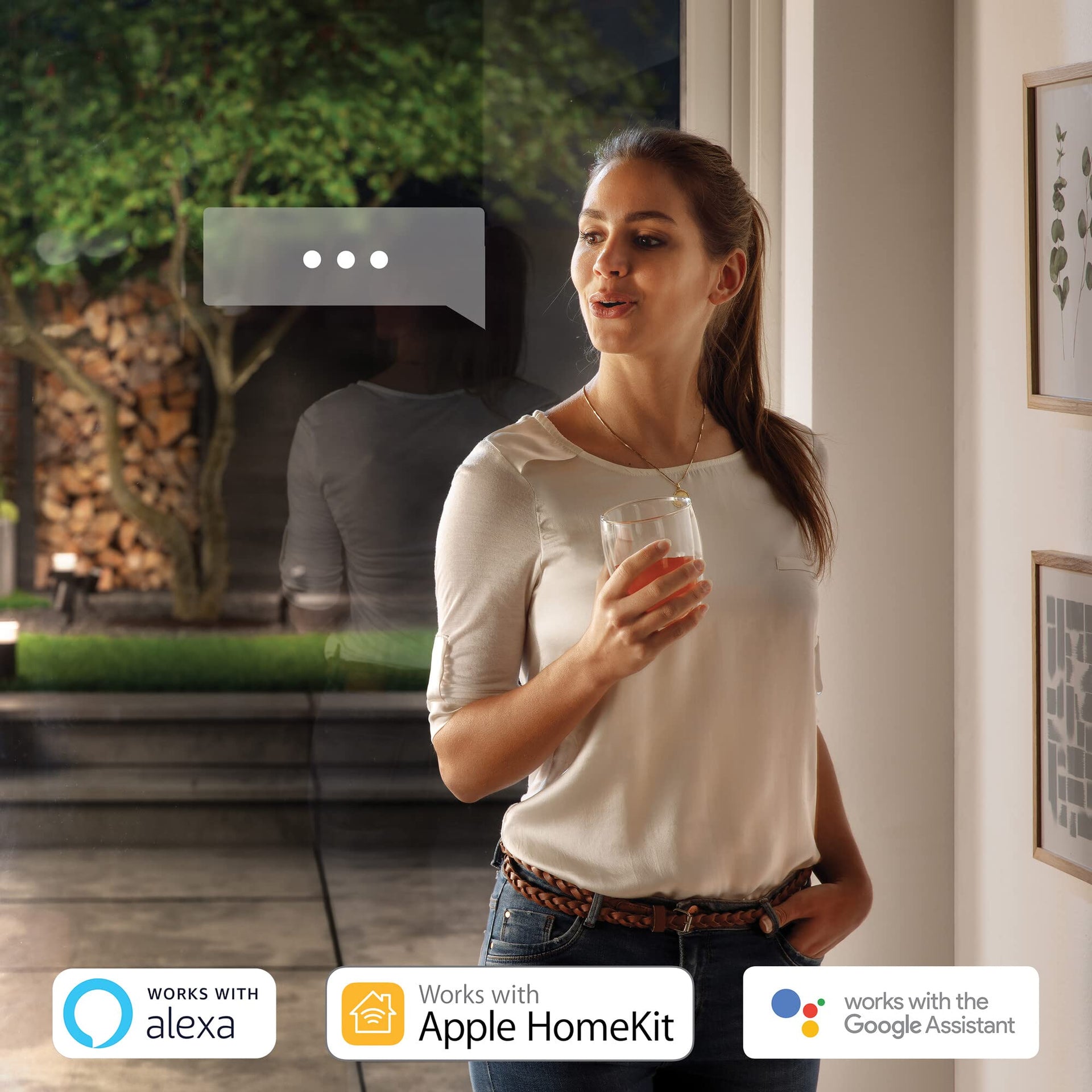 Philips Hue Nyro Smart Outdoor Pedestal Light - Black