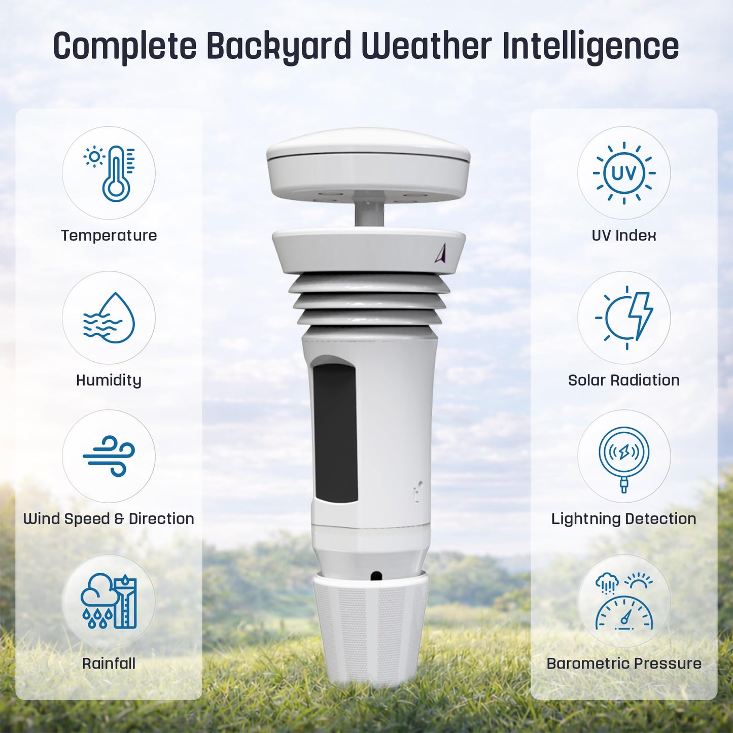 WeatherFlow Tempest Smart Weather Station with AI Forecasting