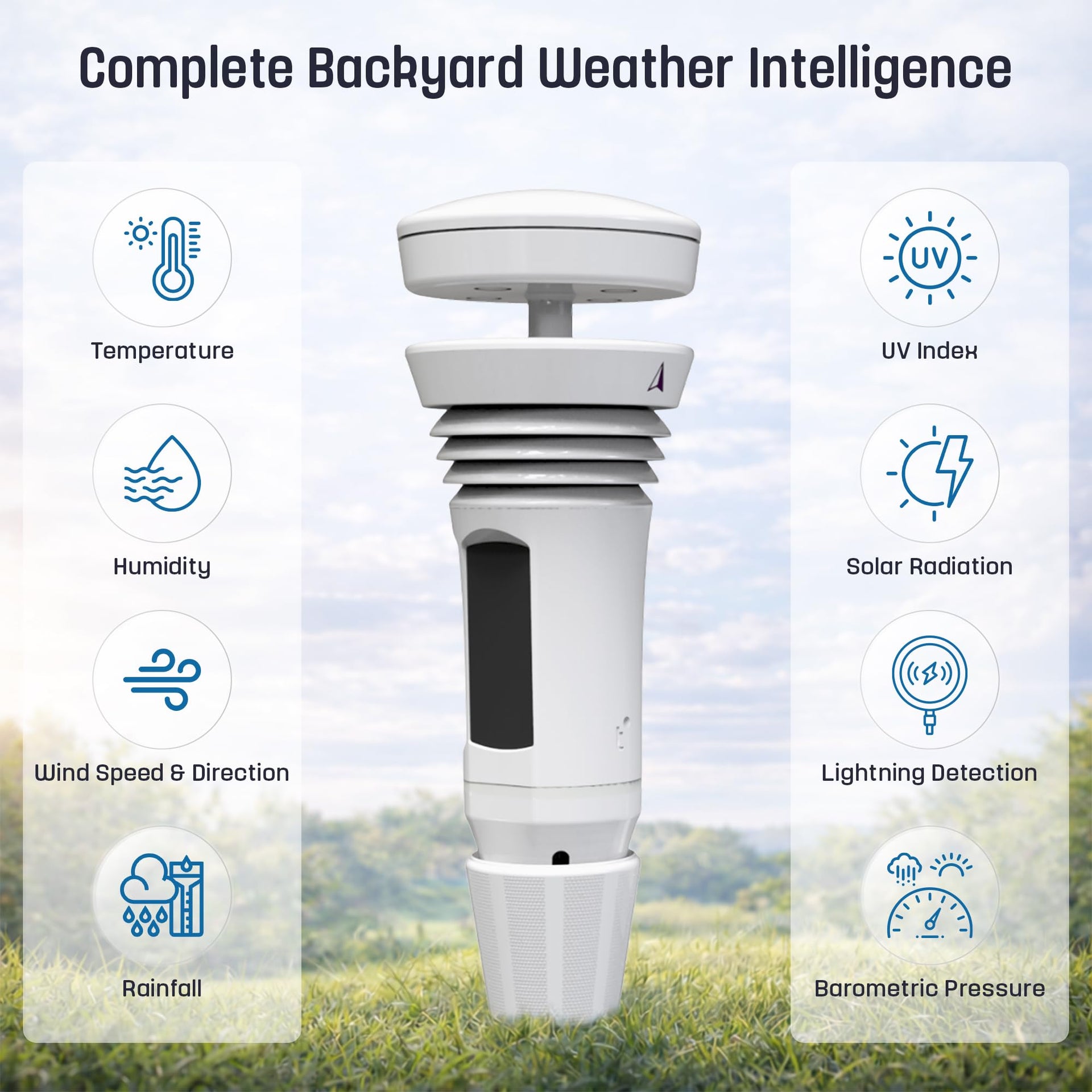 WeatherFlow Tempest Smart Weather Station with AI Forecasting