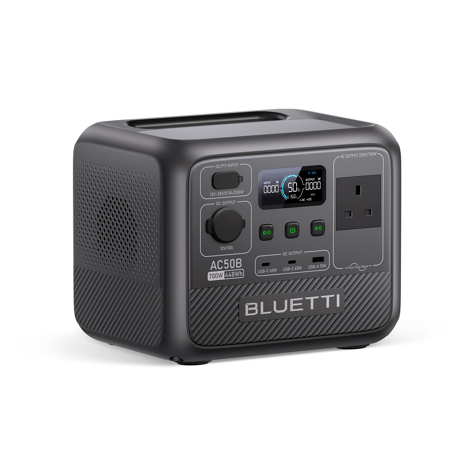 Bluetti AC50B Portable Power Station 448Wh Black