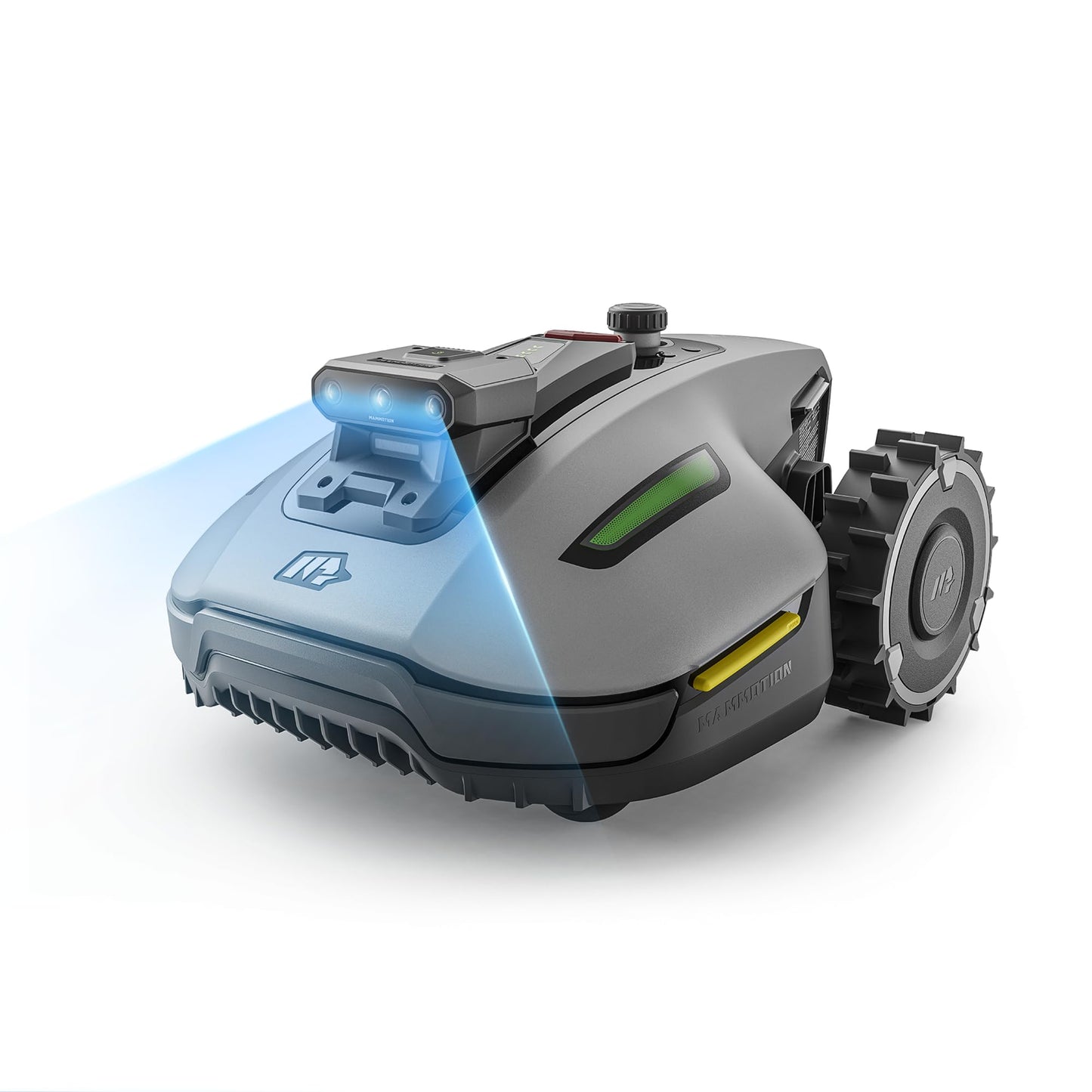 MAMMOTION YUKA mini 2 500 Robot Lawn Mower without Boundary, Recommended 500 ㎡, Tri-Cam AI Vision, NO RTK, No Signal Dropouts, Auto Multi-Zone Mapping, DropMow, 45% Slopes Cutting Heights 20-60mm