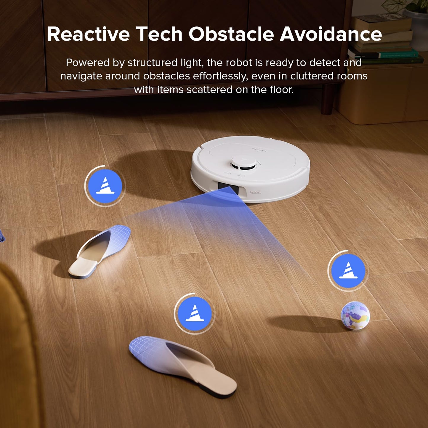 Roborock Qrevo S Robot Vacuum and Mop - White (QV 35S)