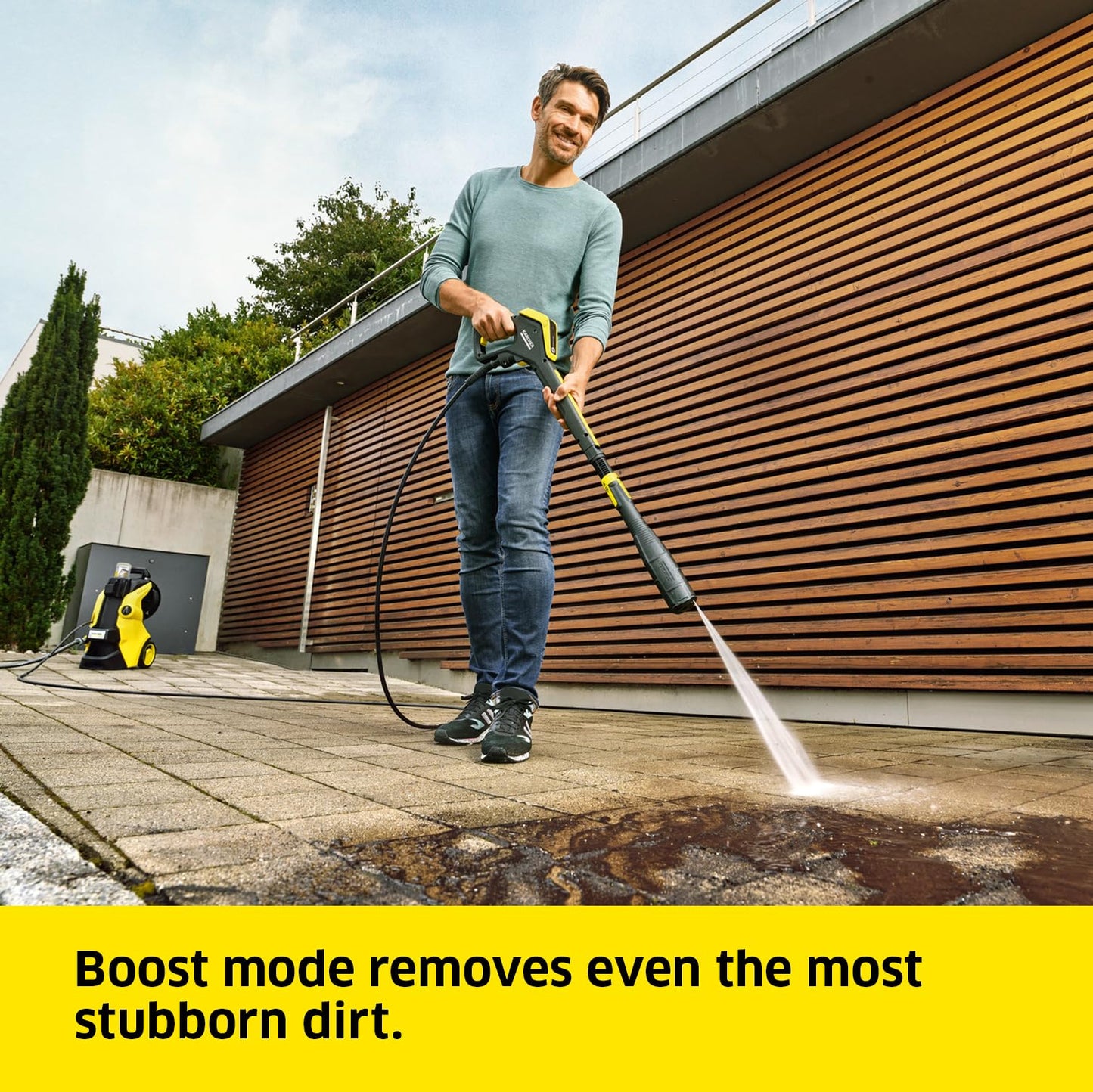 Kärcher K 5 Premium Smart Control Pressure Washer, Pressure: max. 145 bar, Flow Rate: 500 l/h, Area: 40 m²/h, Water Filter, Weight: 13.9 kg, high-Pressure Hose and Gun, Multi Jet Spray Lance