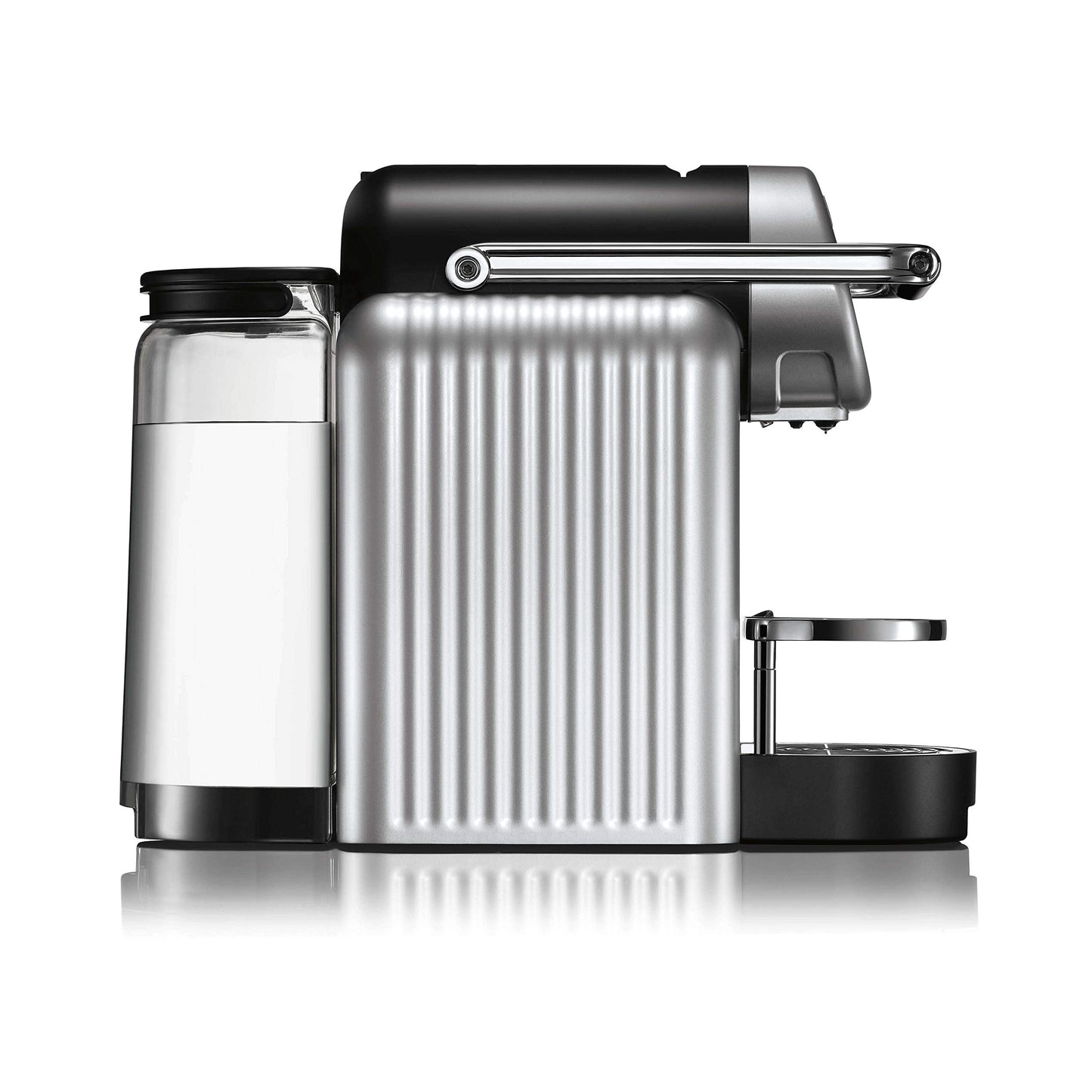 Nespresso Professional Zenius Automatic Coffee Machine with Aeroccino4 (Milk Frother) and 100 Coffee Capsules, Ideal for Small Offices – Silver