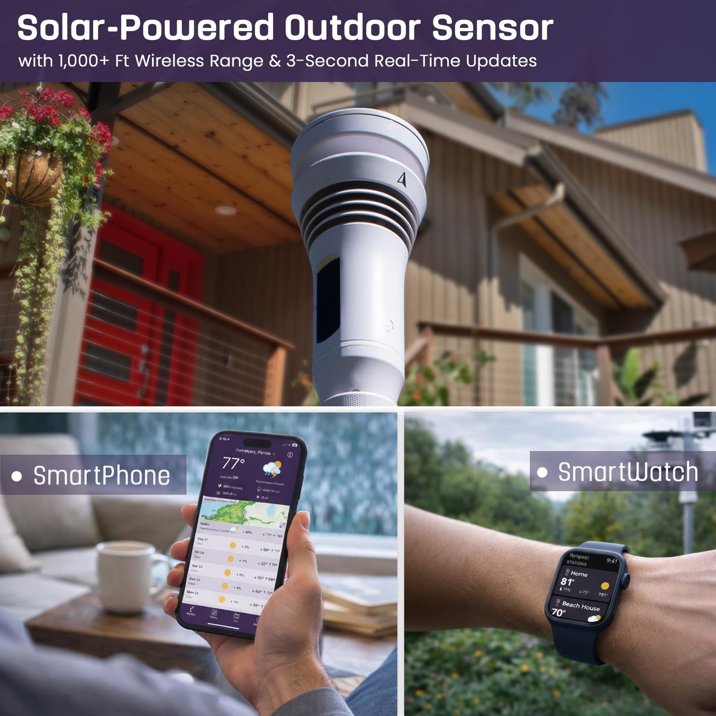 WeatherFlow Tempest Smart Weather Station with AI Forecasting